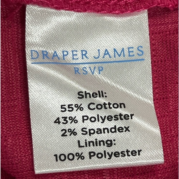 DRAPER JAMES RSVP medium Textured Gauzy Ruffle Mini Dress Pink babydoll - Picture 3 of 11